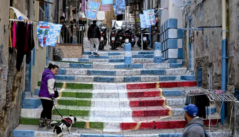 preparativi festa scudetto napoli