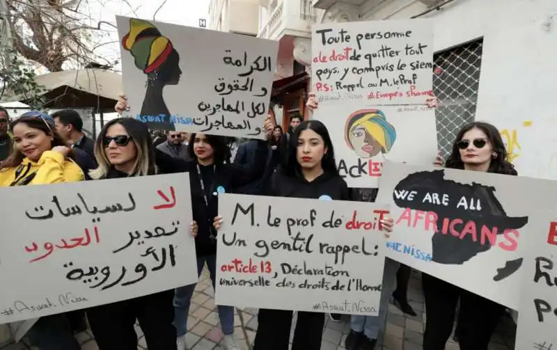 proteste in tunisia contro saied   1