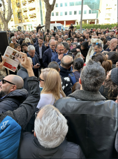 roberto gualtieri alla ceriminia per la targa dedicata a mario brega 1