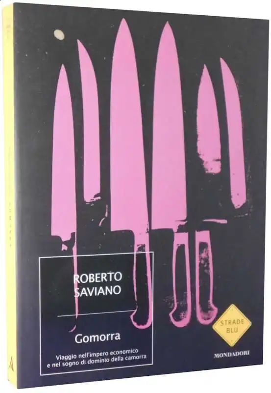 roberto saviano, copertina di gomorra