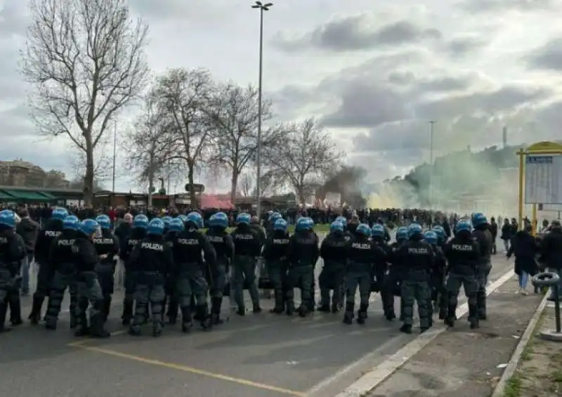 scontri prima del derby a roma   7