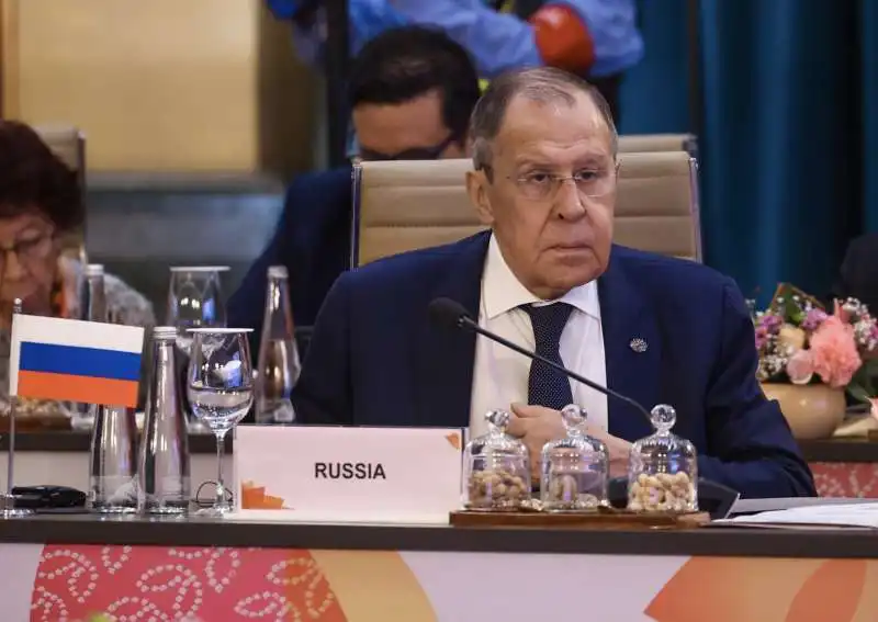 SERGEI LAVROV AL G20 DI NUOVA DELHI  