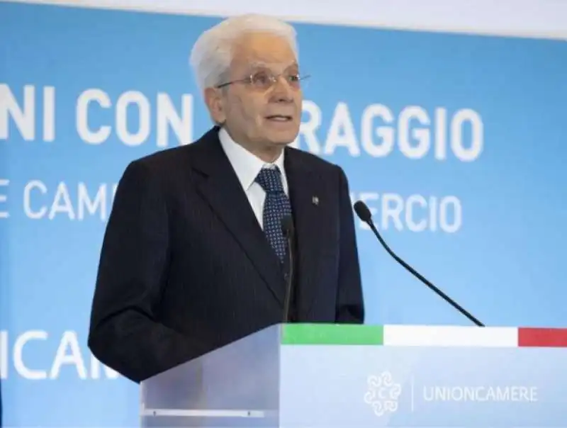 Sergio Mattarella alla Conferenza nazionale delle Camere di commercio 