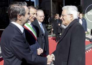 sergio mattarella attilio fontana giuseppe sala renato saccone universita vita salute san raffaele