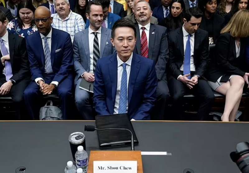 shou zi chew, ceo di tiktok, al congresso americano 2