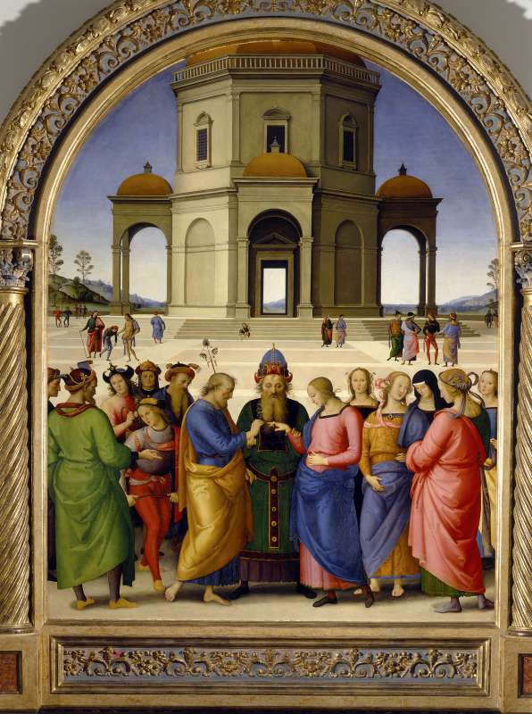 sposalizio della vergine perugino