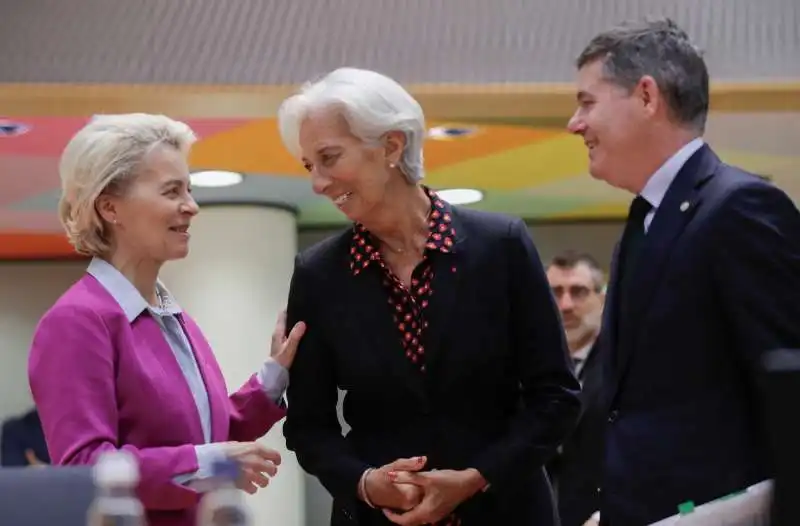 URSULA VON DER LEYEN - CHRISTINE LAGARDE - PASCAL DONOHOE 