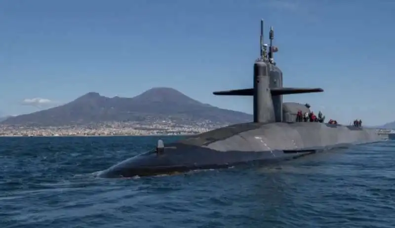 USS FLORIDA - SOTTOMARINO AMERICANO A NAPOLI