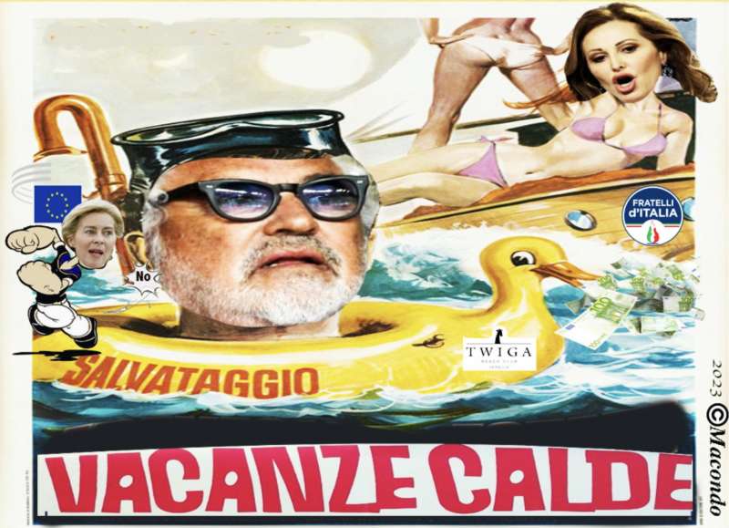 VACANZE CALDE - FLAVIO BRIATORE DANIELA SANTANCHE - BY MACONDO