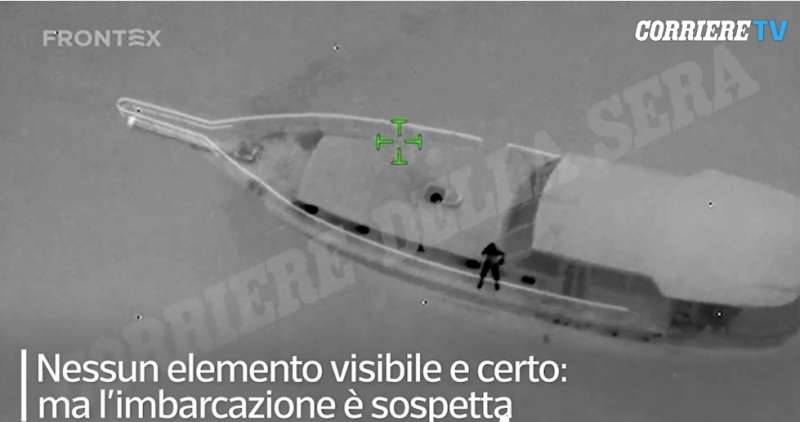 video di frontex del caicco naufragato a cutro 3