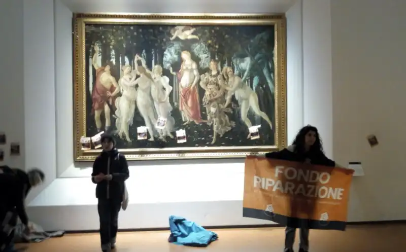 blitz di ultima generazione agli uffizi