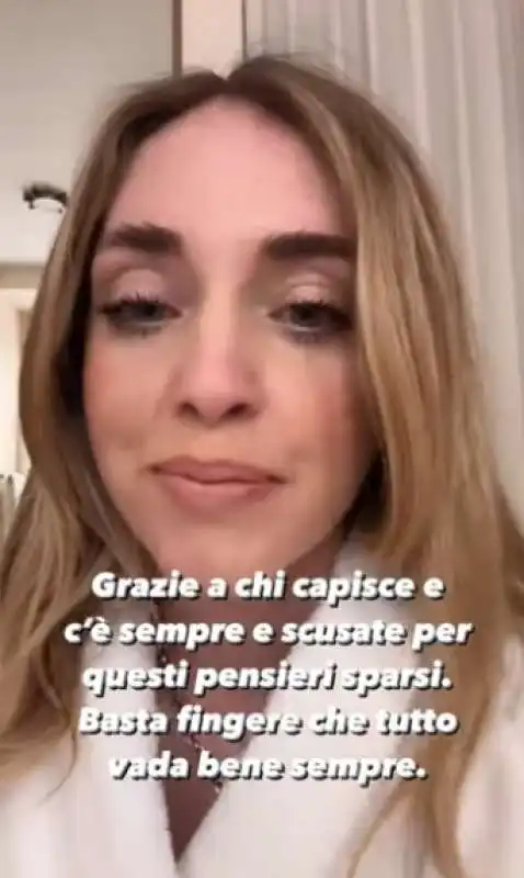 chiara ferragni piange sui social 6