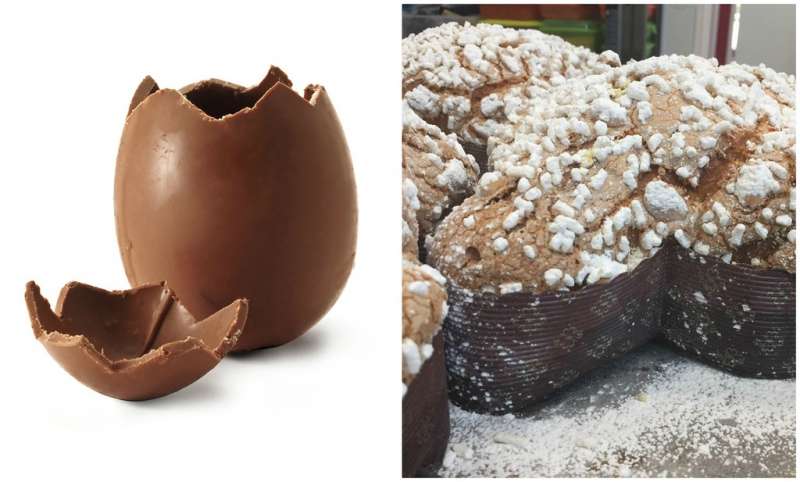 COLOMBA E UOVA DI CIOCCOLATO