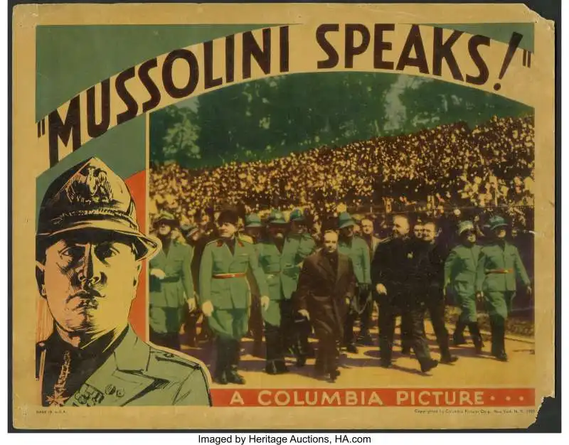 DOCUMENTARIO AMERICANO MUSSOLINI SPEAKS - 1933