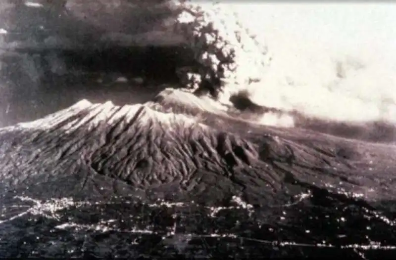 eruzione del vesuvio - 1944 