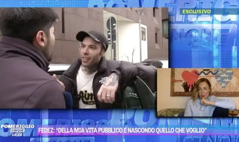 fedez a pomeriggio 5 5