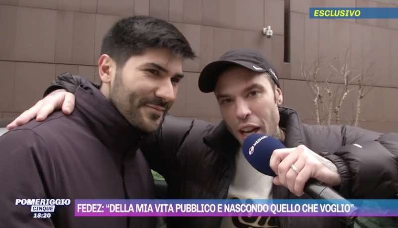 fedez a pomeriggio 5 6