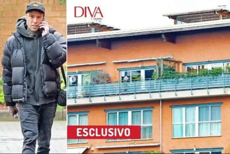 fedez e l' attico ai navigli di milano