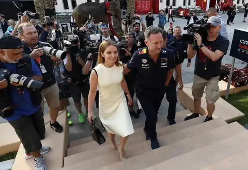 geri halliwell e christian horner in bahrain  3