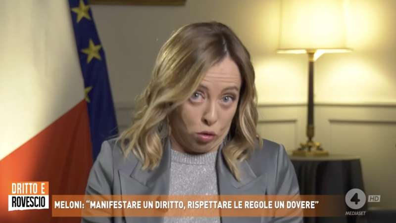 giorgia meloni a dritto e rovescio 5