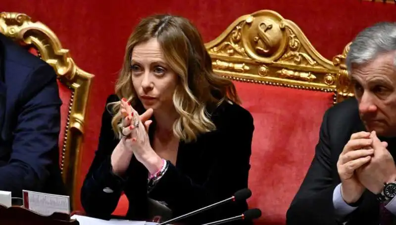 GIORGIA MELONI AL SENATO