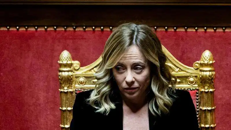 GIORGIA MELONI AL SENATO