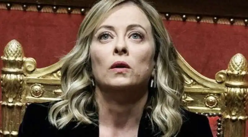 GIORGIA MELONI AL SENATO