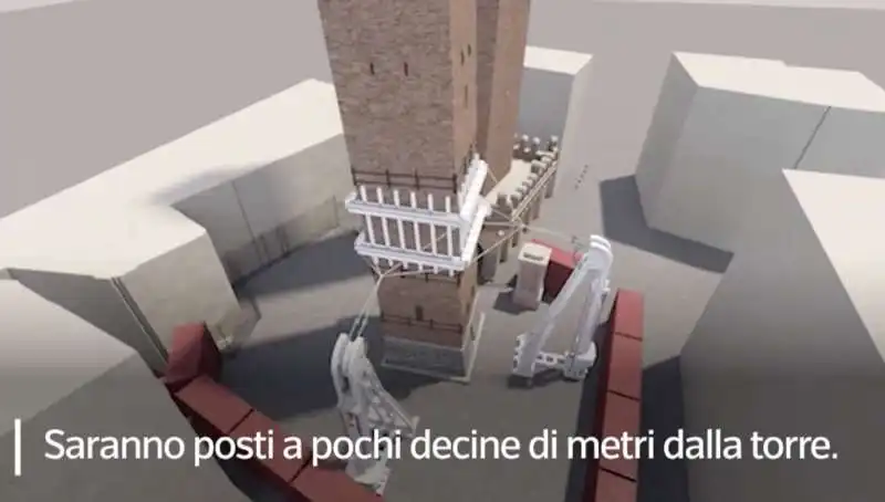 il progetto per salvare la torre garisenda  9