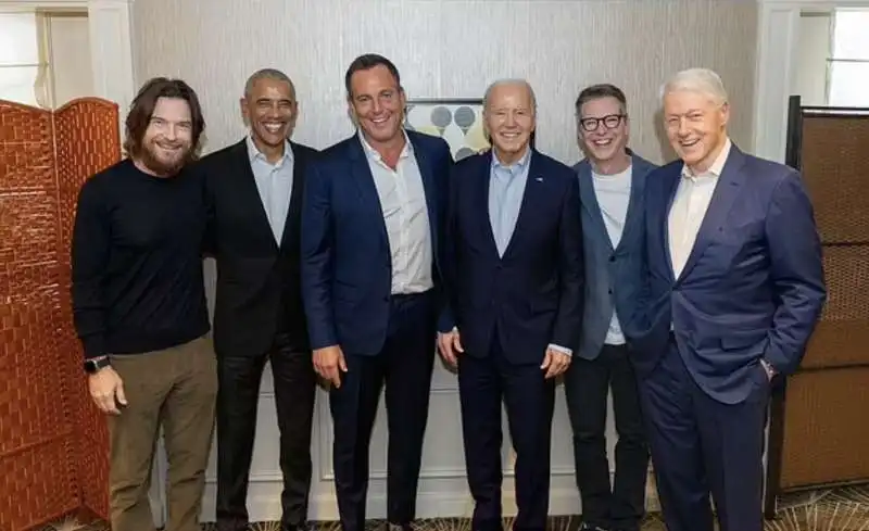 jason bateman   barack obama   will arnett   joe biden   sean hayes   bill clinton 