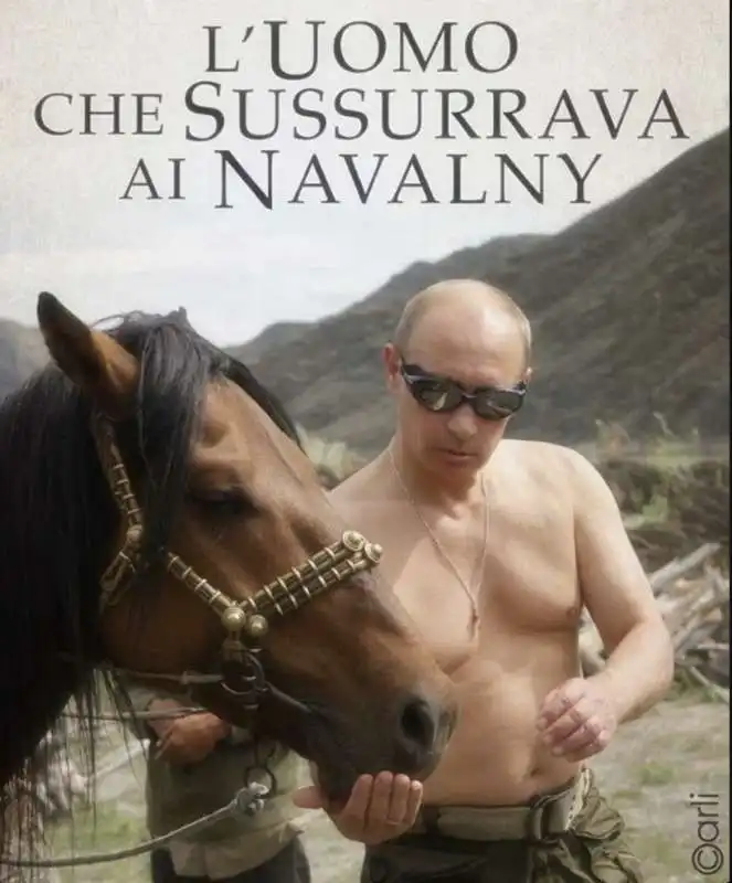 L UOMO CHE SUSSURRAVA AI NAVALNY - MEME BY EMILIANO CARLI 