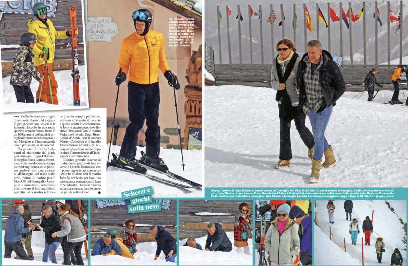 lapo e john elkann a st moritz foto chi