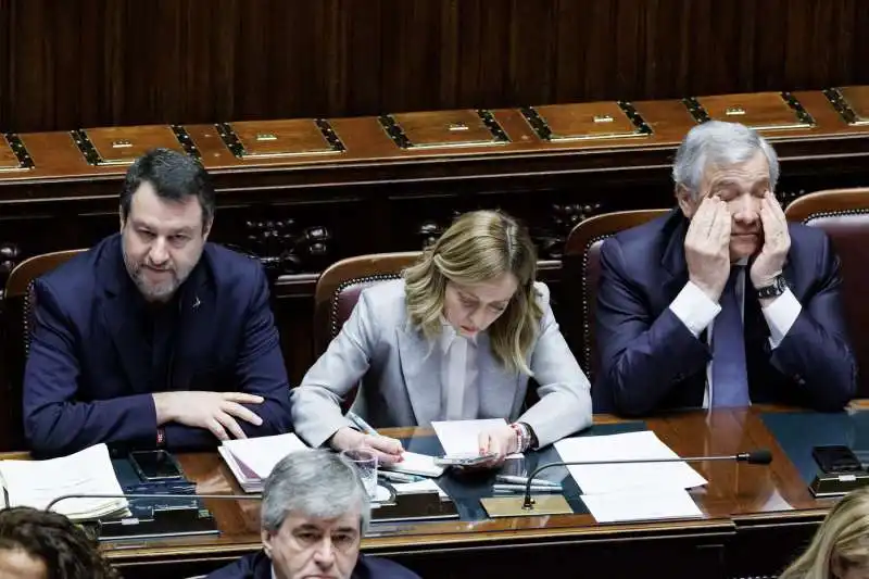 matteo salvini   giorgia meloni.    antonio tajani    