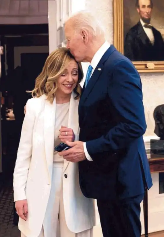 meloni biden