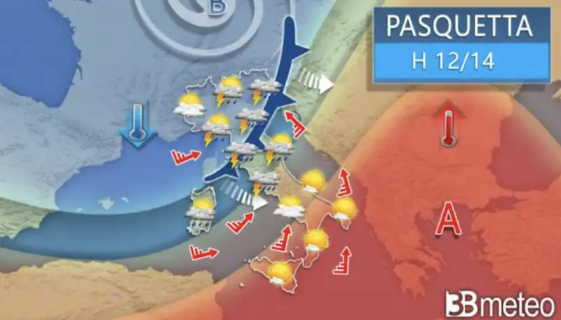 meteo pasquetta 1 aprile 2024