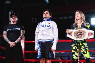 Michele Briamonte campione di kickboxing Wkf