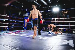 Michele Briamonte campione di kickboxing Wkf