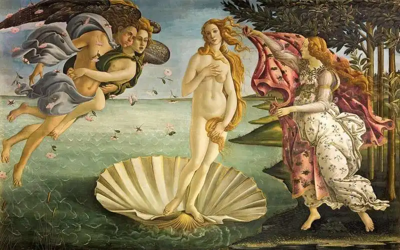 nascita di venere di botticelli