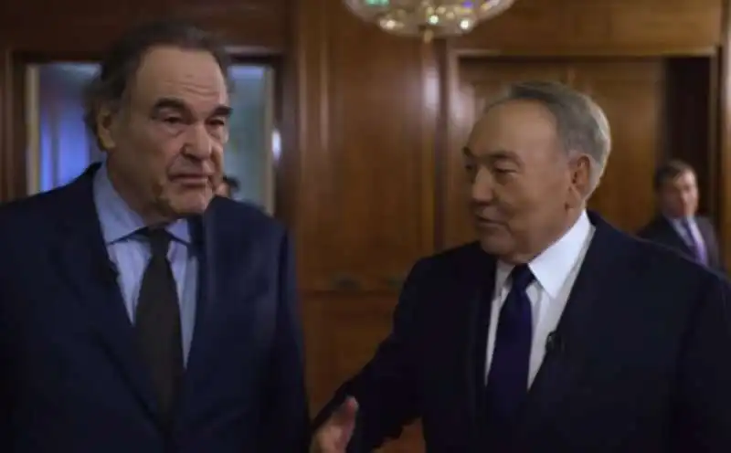 oliver stone nursultan nazarbaev