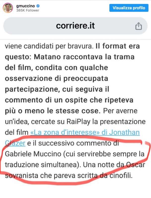 post di gabriele muccino contro aldo grasso