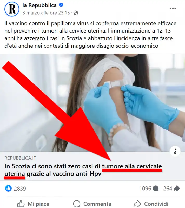 repubblica - tumore cervicale uterina