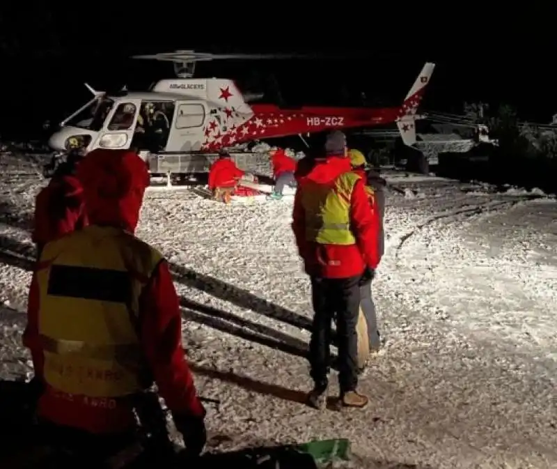 ricerca dei 6 alpinisti dispersi sulle alpi svizzere 