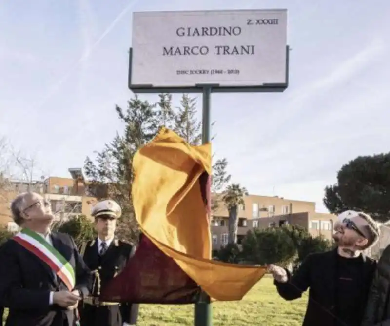 ROBERTO GUALTIERI INAUGURA IL PARCO IN MEMORIA DI MARCO TRANI 