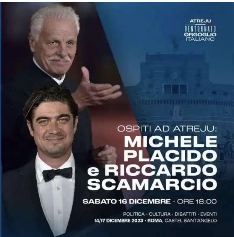 scamarcio atreju 2023