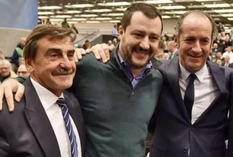 toni da re matteo salvini luca zaia