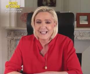 VIDEO DI MARINE LE PEN CONTRO GIORGIA MELONI