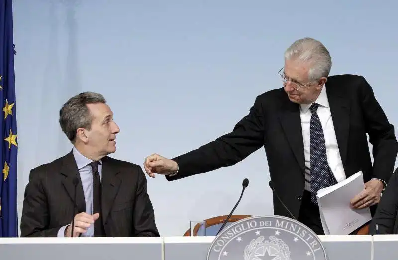 vittorio grilli  mario monti 