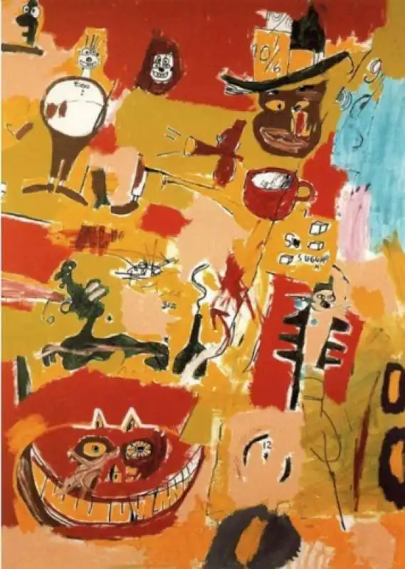 Wine of Babylon di Jean-Michel Basquiat

