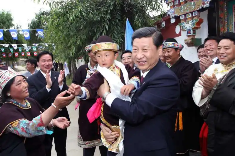 xi jinping in tibet 