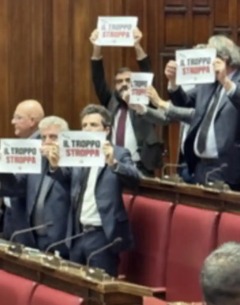 PROTESTE ALLA CAMERA PER IL DDL SPAZIO