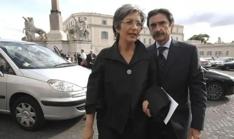 ANNA FINOCCHIARO E IL MARITO MELCHIORRE FIDELBO